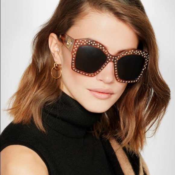 gucci star studded sunglasses